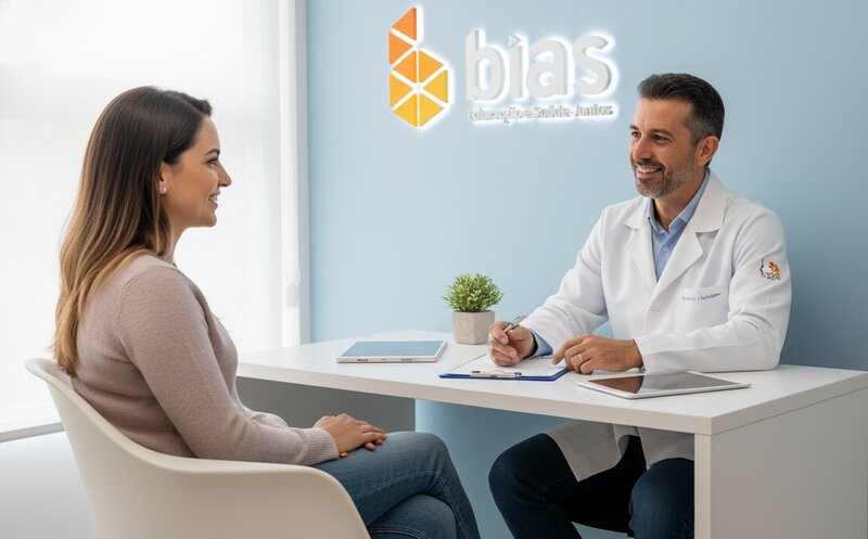 Médico Clínico Geral atendendo paciente - Bias Card